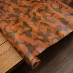 Da Camouflage màu Orange